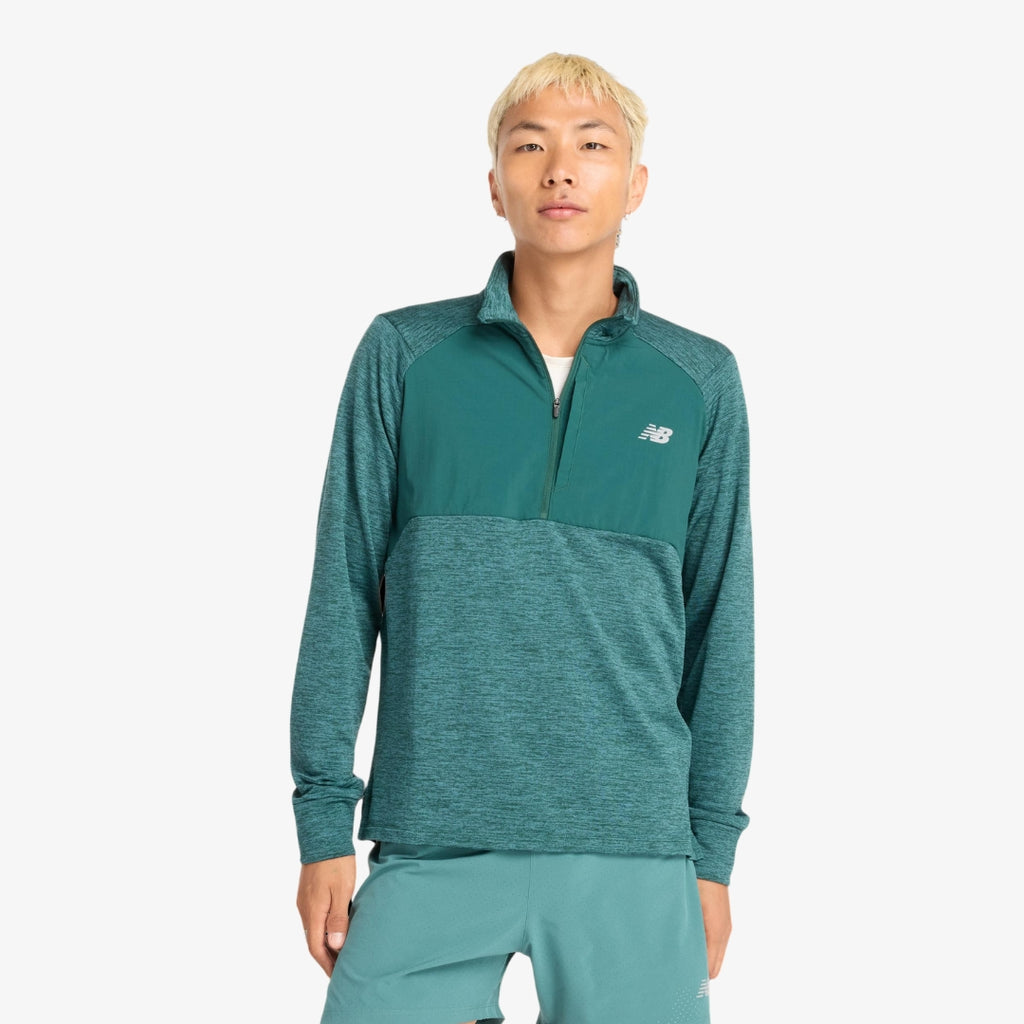 New Balance Cold Men's New Balance Athletics Heat Grid 1/2 Zip – BackRoads Brews + Shoes