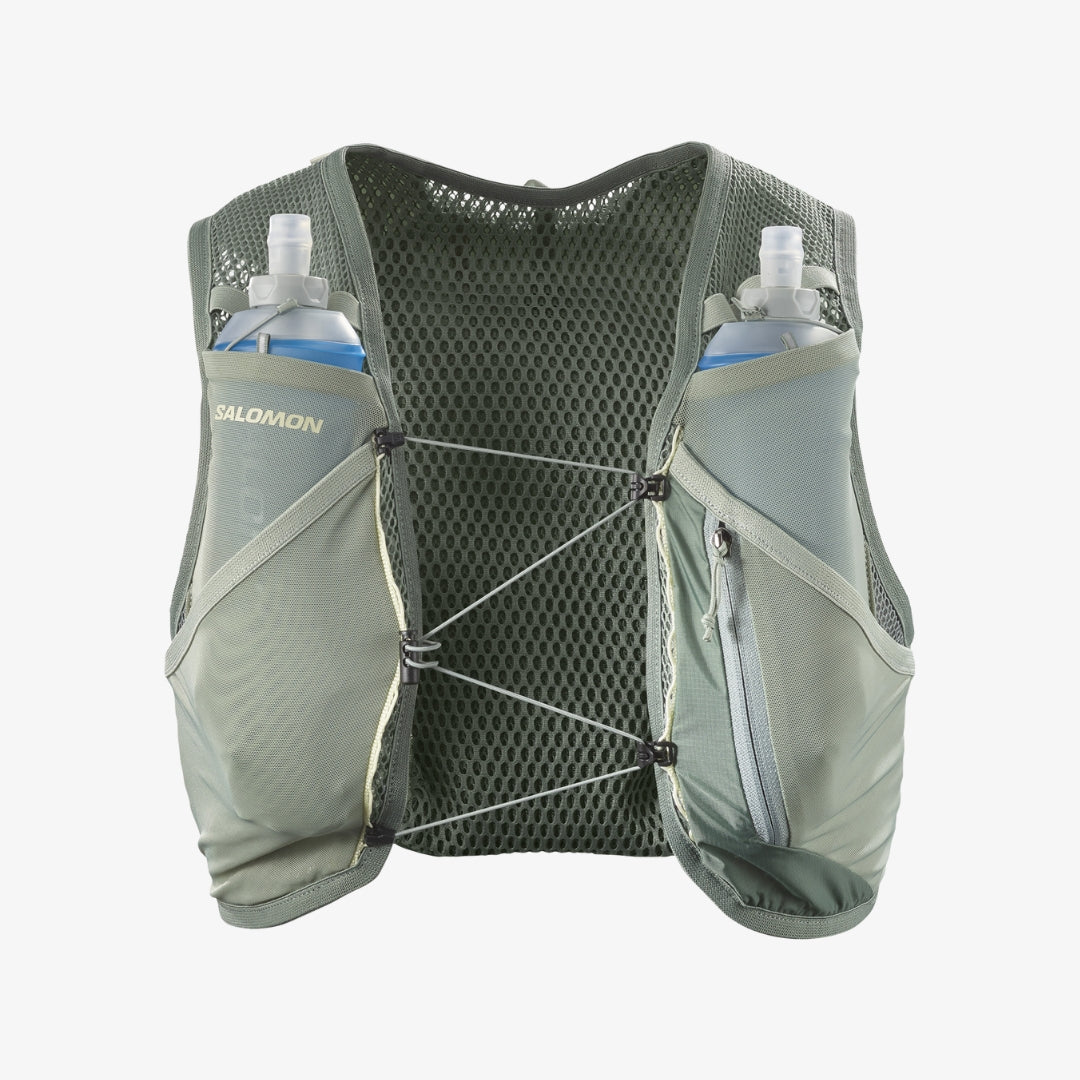 Salomon Active Skin 4 レッド Backpack Salomon ACTIVE SKIN 4 SET - Top4Running.com